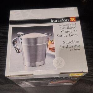 🖤Free W Bundle ~ Kuraidori Stainless Steel Gravy Boat , Insulated Sauce Server